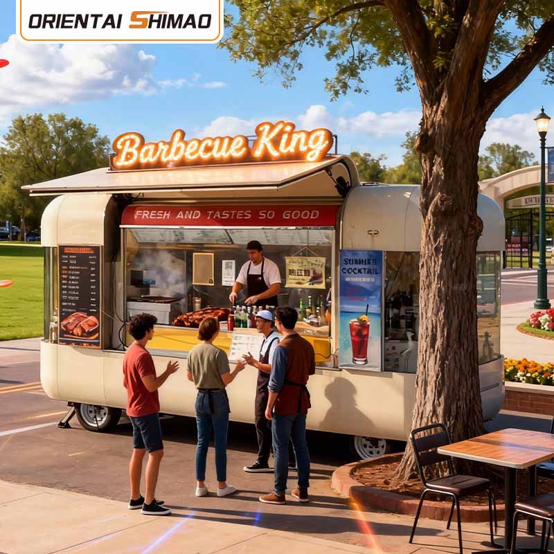 Vozík na párky v rožku Stojan na párky v rožku Stánok s rýchlym občerstvením Catering Street Food Trailer Commercial Food Truck