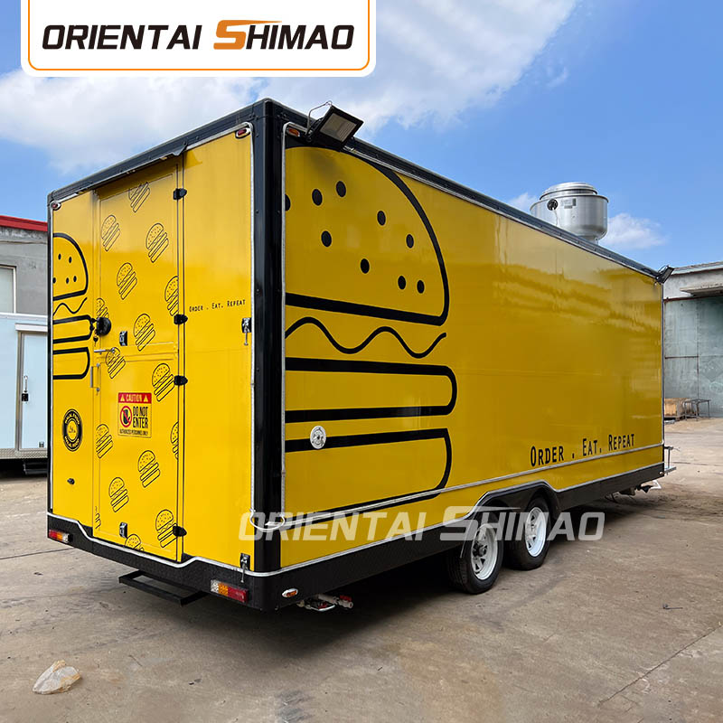 Nočný trh BBQ Food Trailer